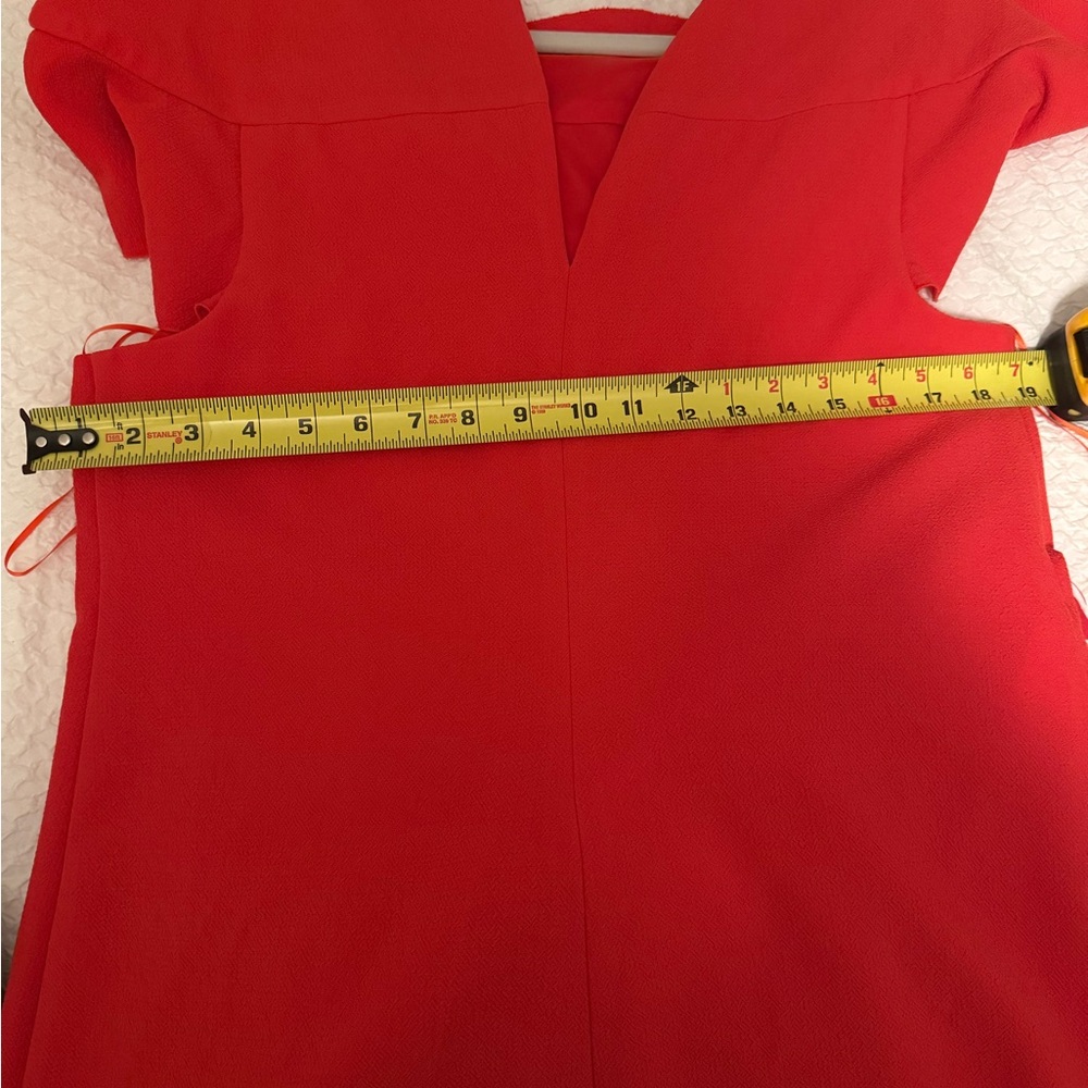 Gently used Trina Turk Orange Splash dress size 10 - Picture 13 of 13